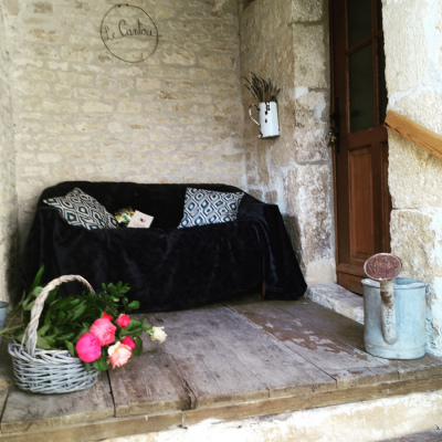 Coin détente gîte Le Cantou