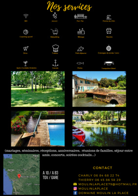 vacances de groupe Domaine Moulin la Place