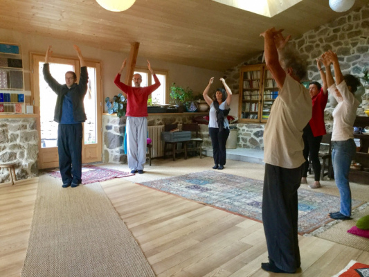 séance de qi-gong avec Nicolas