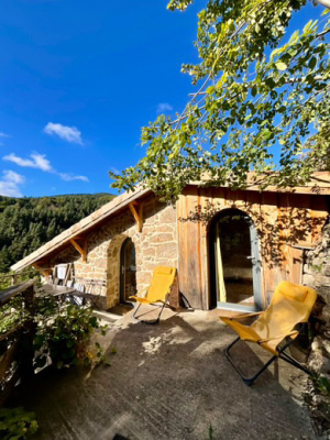 Terrasse haute de la dépendance