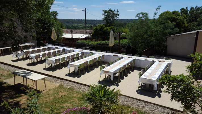 Terrasse pour vos évènements