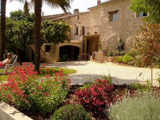 La terrasse, vue du jardin