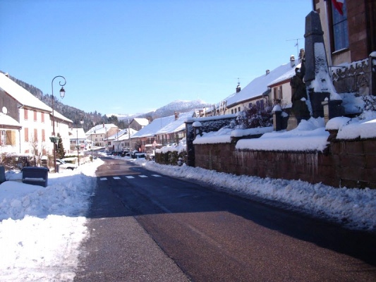 Le village en hiver