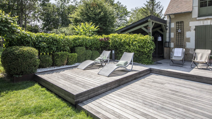 Petite piscine terrasse fermée