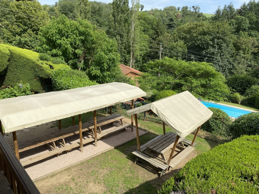 Tables extérieurs couvertes