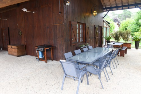 Terrasse Gite de Groupe