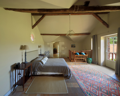 Chambre à l'étage du Potager