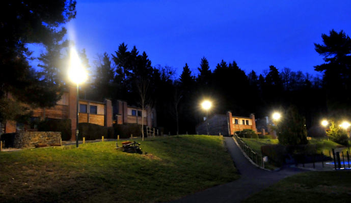vue nocturne Village Vacances