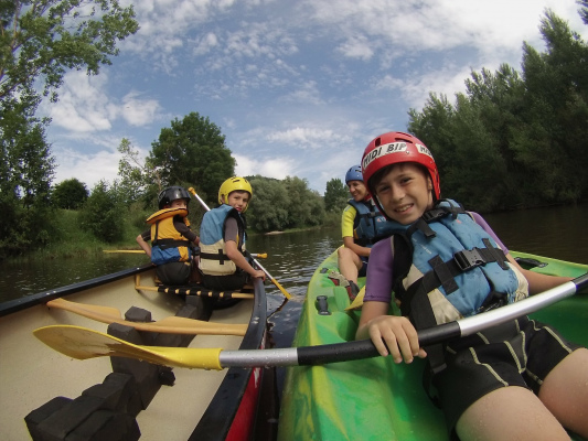Canoé-Kayacs, départs à 350m