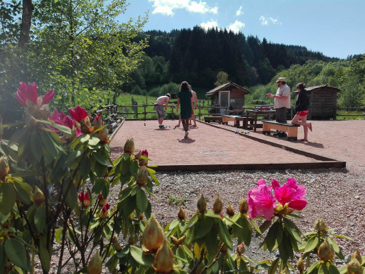 Aire de jeux pour enfants et adultes au moulin de la Fortie