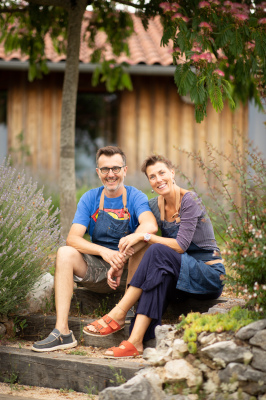 Ecoasis - vos hôtes Audrey et Manu