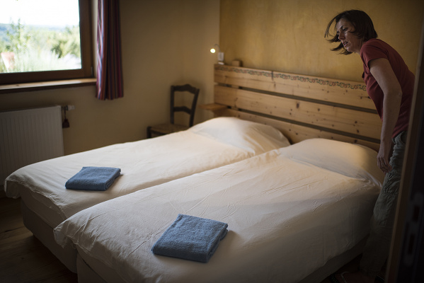 Ecoasis: préparation des chambres