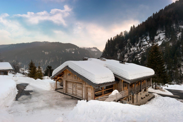 le chalet en hiver