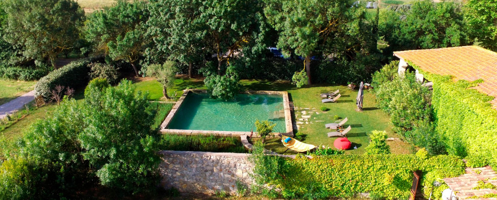 Grande piscine chauffée