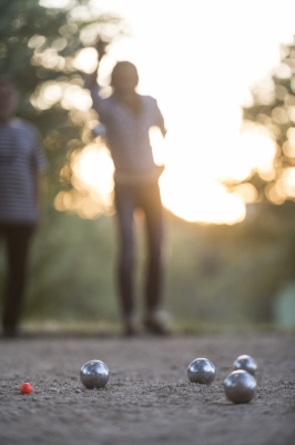 Tr=Terrains de pétanque à Trians
