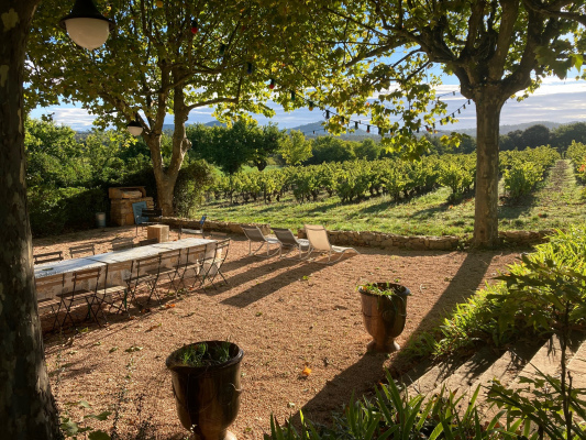 Terrasse Gîte Bastide