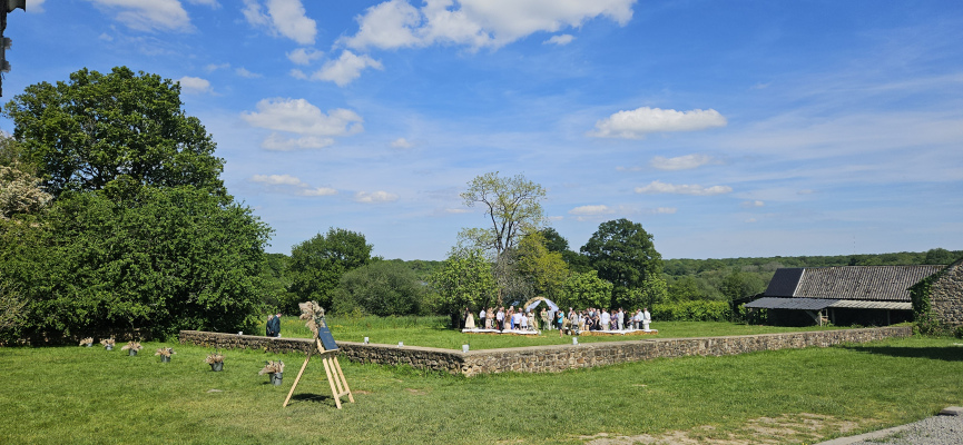 Gîte des Faucheries - Grans espaces extérieurs en pleine nature pour tous vos évènements