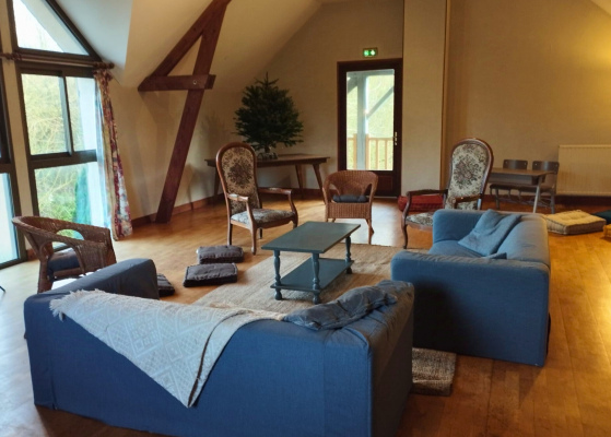 Gîte des Belmondières - Salon 