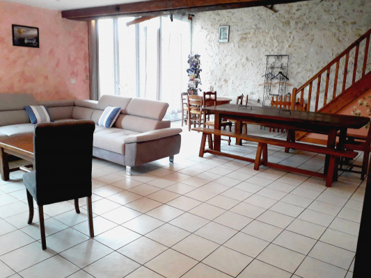 Salle à vivre grand gite