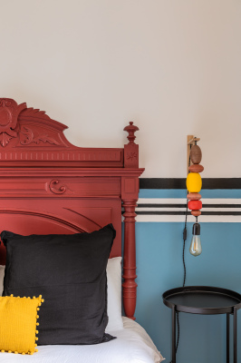 détail chambre Landroannec