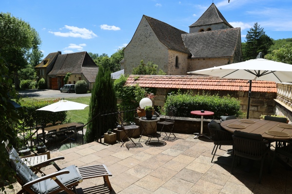 Chateau de Saint Chamarand - Exterieur, terasse et jardin