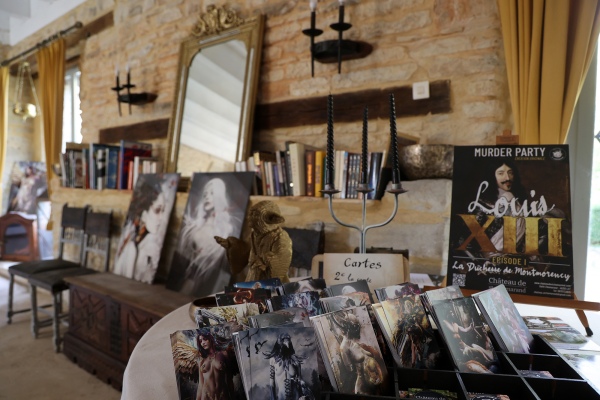 Chateau de Saint Chamarand, grand salon, ludotheque, evenements