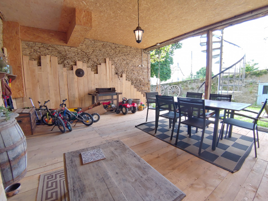 la terrasse couverte