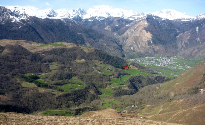 Vue générale bergerie fléchée