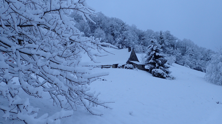 La bergerie en hiver