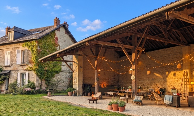 La grange en été