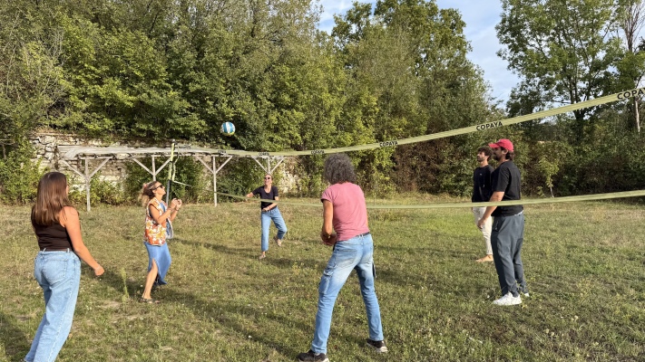Terrain de volley