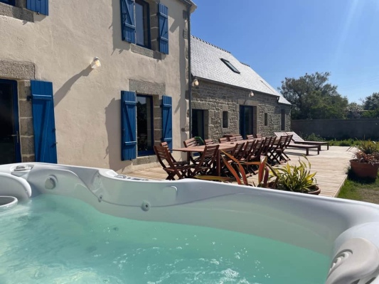 maillots et Bigorneaux :19 pers,jacuzzi, mer à 20m