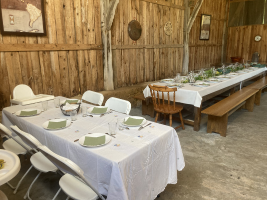 Salle réception de la grange