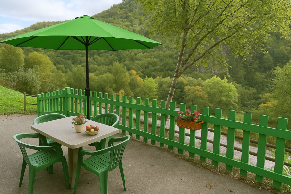 Terrasse cottage premium