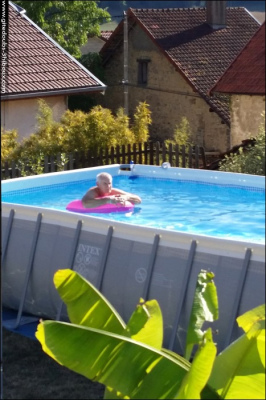 Piscine des propritaires mise à disposition de nos hôtes gratuitement