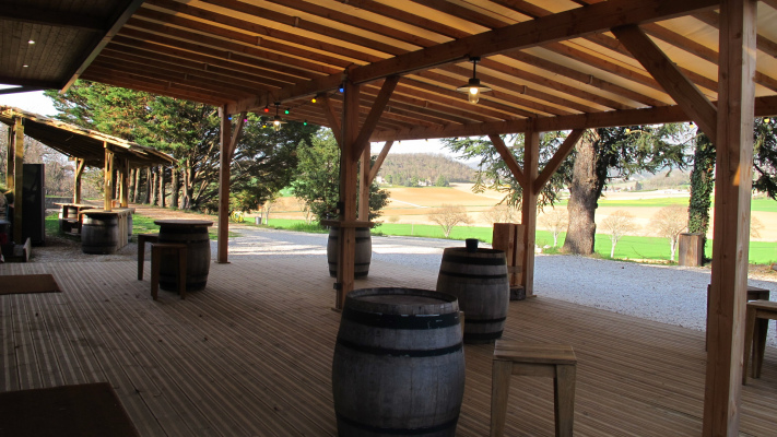 La terrasse en bois de 70 m²