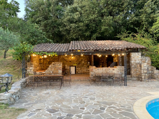 extérieur pool house