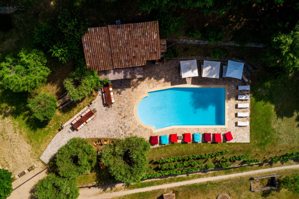 gite pour groupe Les Fermes de Rieumal hameau de prestige 45 pers.