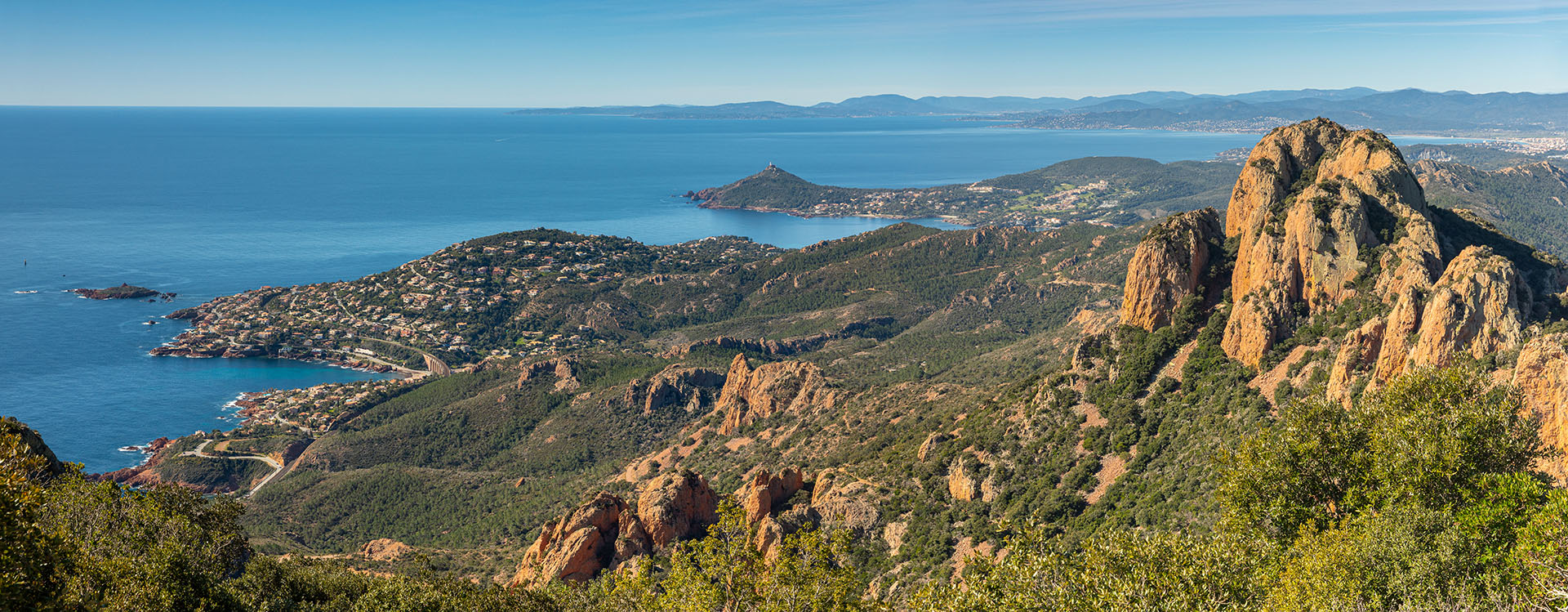randonnée dans le masif de l'Esterel
